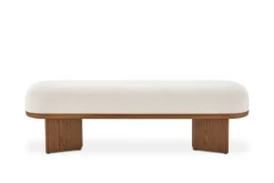 Sale Abbey Performance Bouclé Bench Bedroom Benches|Benches