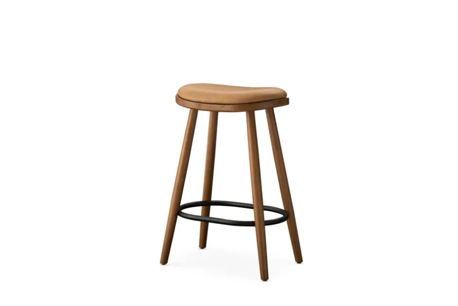 Fashion Abel Leather Counter Stool Stools & Bar Stools|Small Dining Room Furniture