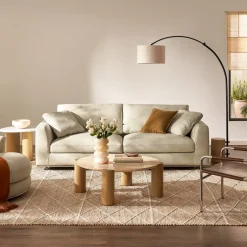 Online Albie Travertine Round Coffee Table Coffee Tables
