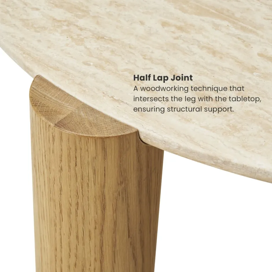 Online Albie Travertine Round Coffee Table Coffee Tables