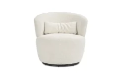 Best Amber Bouclé Swivel Chair, Snow Armchairs And Accent Chairs