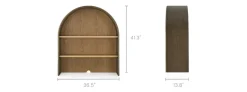 Discount Arcadia Small Hutch Small Space Storage|Shelves & Bookcases