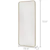 Fashion Aria Rounded Rectangle Floor Mirror Wall & Floor Mirrors