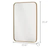 Outlet Aria Rounded Rectangle Wall Mirror Wall & Floor Mirrors|Small Bedroom Furniture