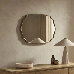 Discount Aria Wall Mirror, 35.4" x 23.6" Wall & Floor Mirrors|Small Bedroom Furniture