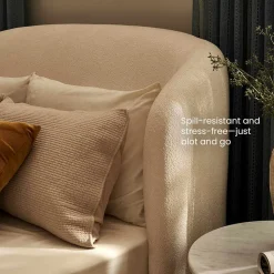 Fashion Auburn Performance Bouclé Storage Bed Beds & Bed Frames