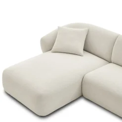Online Auburn Performance Fabric Chaise Sectional Sofa with Ottoman Living Room Sets|Living Room Sets