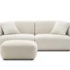 Discount Auburn Performance Fabric Sofa with Ottoman Living Room Sets|Living Room Sets