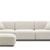 Best Auburn Performance Fabric Extended Sofa with Ottoman Living Room Sets|Living Room Sets