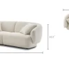 Clearance Auburn Performance Fabric Sectional Sofa Sectional Sofas