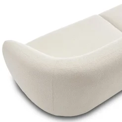 Sale Auburn Performance Fabric Curve L-Shape Sectional Sofa Sectional Sofas