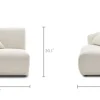Sale Auburn Performance Fabric Left Arm Sofa Armchairs And Accent Chairs|Modular Sofas