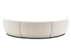 Clearance Auburn Performance Fabric Armless Curve Sofa 3 Seater Sofas