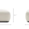 Clearance Auburn Performance Fabric Ottoman Footstools, Ottomans & Poufs