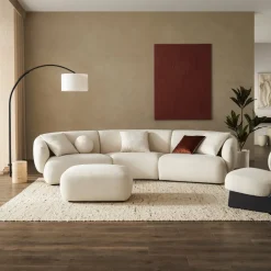 Clearance Auburn Performance Fabric Ottoman Footstools, Ottomans & Poufs