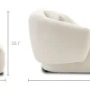 Hot Auburn Performance Fabric Left Arm Chaise Modular Sofas|Loveseats