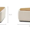New Auburn Wedge Storage Console Side Tables|Modular Sofas