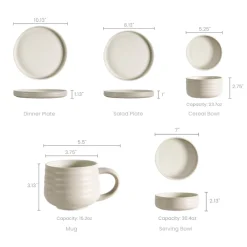 Discount Audrey 20-Piece Dinnerware Set Tableware