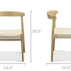 Fashion Austen Chair, White Wash Dining Chairs