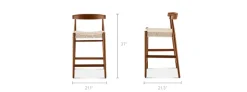 Clearance Austen Counter Stool, Walnut Stain Stools & Bar Stools|Small Dining Room Furniture