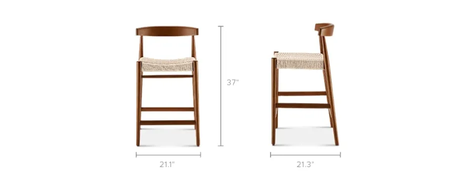 Clearance Austen Counter Stool, Walnut Stain Stools & Bar Stools|Small Dining Room Furniture