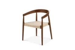 Discount Austen Dining Arm Chair, Walnut Stain Dining Chairs