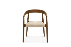 Discount Austen Dining Arm Chair, Walnut Stain Dining Chairs