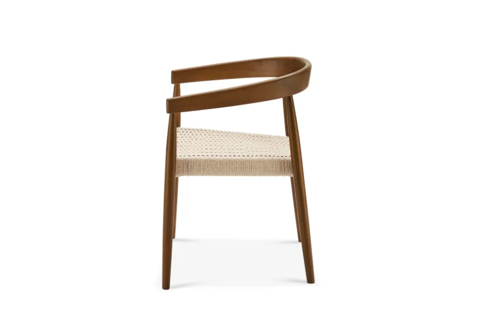 Discount Austen Dining Arm Chair, Walnut Stain Dining Chairs