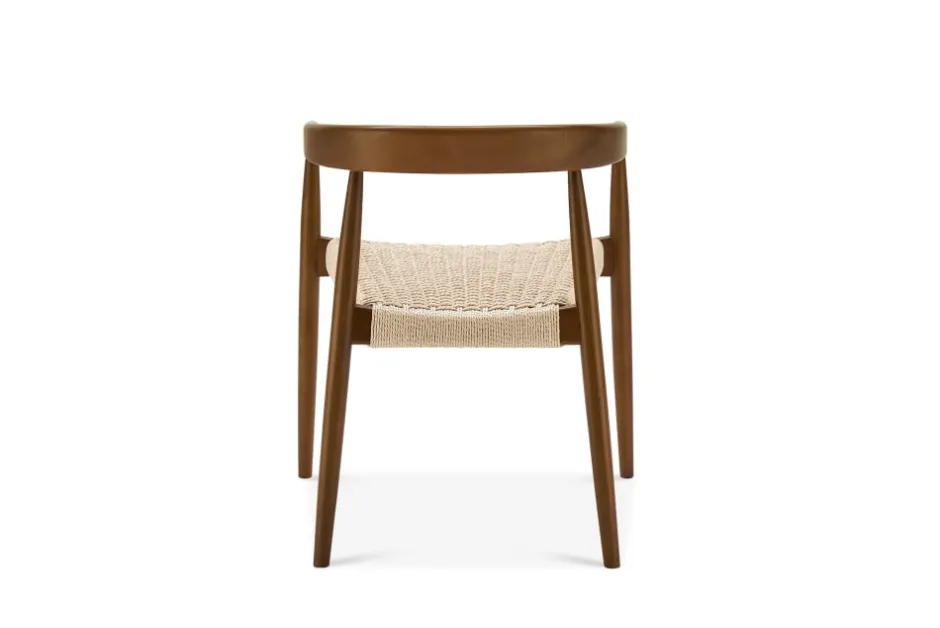 Discount Austen Dining Arm Chair, Walnut Stain Dining Chairs