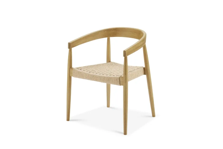 Online Austen Dining Arm Chair, White Wash Dining Chairs