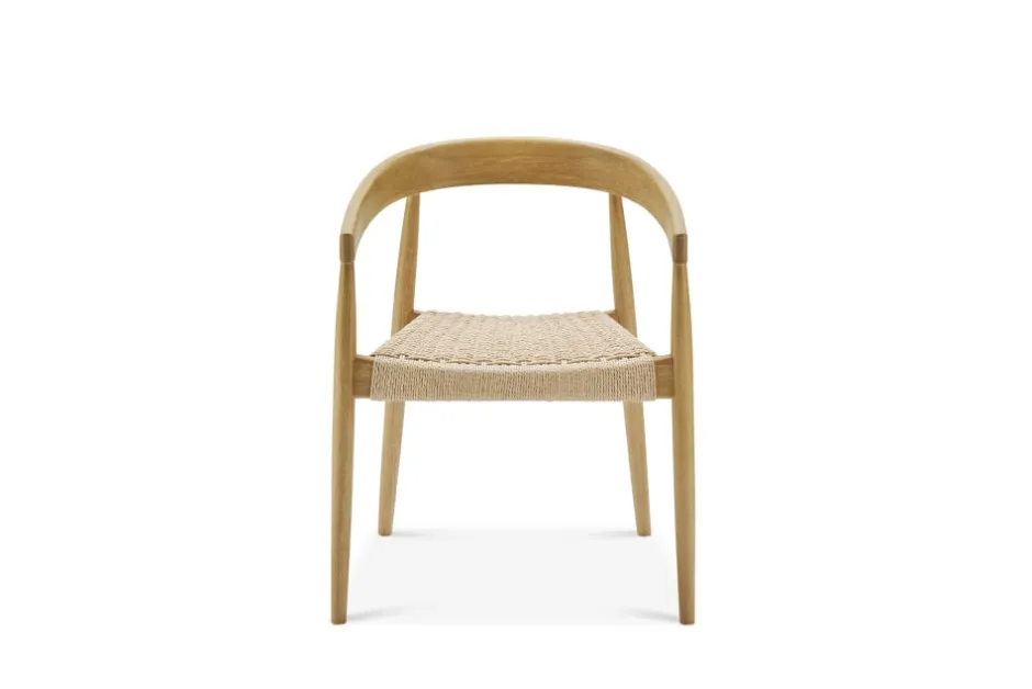 Online Austen Dining Arm Chair, White Wash Dining Chairs