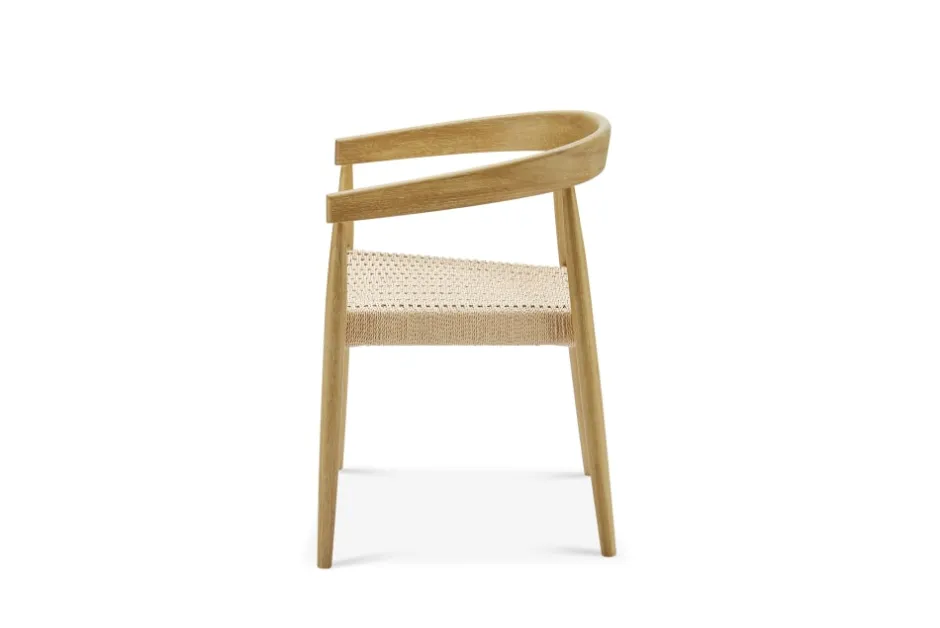 Online Austen Dining Arm Chair, White Wash Dining Chairs