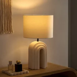 New Blanc Arched Table Lamp Lighting And Lamps