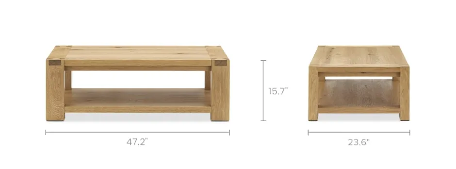 Clearance Bradley Rectangular Coffee Table Coffee Tables