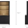 Online Bradley Small Sideboard with Small Hutch Small Space Storage|Shelves & Bookcases