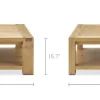 Outlet Bradley Square Coffee Table Coffee Tables