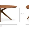 Online Brighton Oval Dining Table Dining Tables