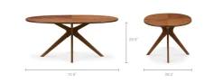 Online Brighton Oval Dining Table Dining Tables
