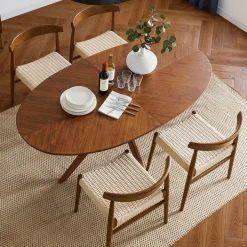 Discount Brighton Oval Dining Table with Austen Chair Set Dining Room Furniture Sets|Dining Room Sets