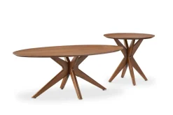 Sale Bristol Coffee Table Set, Walnut Coffee Tables|Small Living Room Furniture