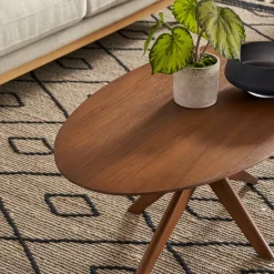 Sale Bristol Coffee Table Set, Walnut Coffee Tables|Small Living Room Furniture
