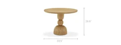Discount Brooke Round Dining Table Small Dining Room Furniture|Dining Tables