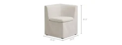 Best Callie Corner Storage Banquette Benches|Dining Chairs