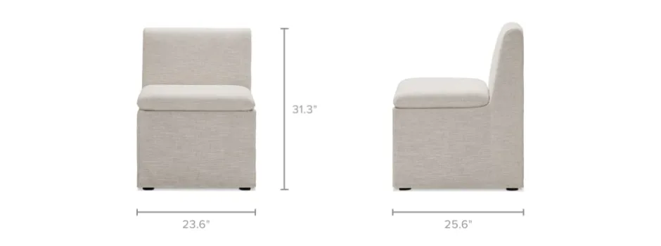 New Callie Single Storage Banquette Benches|Dining Chairs