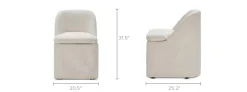Best Callie Slipcovered Dining Chair Dining Chairs