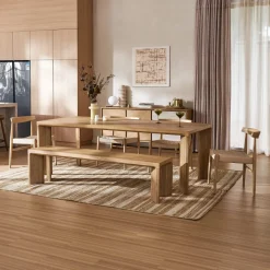 Best Casa Dining Table with Bench Set Dining Room Furniture Sets|Dining Room Sets