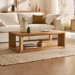 New Casa Rectangular Box Coffee Table Small Living Room Furniture|Coffee Tables