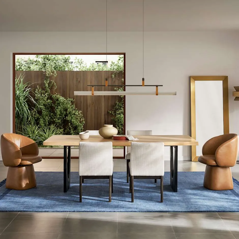 Best Cassidy Leather Swivel Chair Office Chairs|Dining Chairs