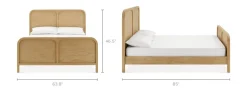 Outlet Crescent Bed Small Bedroom Furniture|Beds & Bed Frames