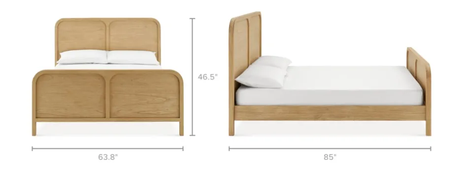 Outlet Crescent Bed Small Bedroom Furniture|Beds & Bed Frames